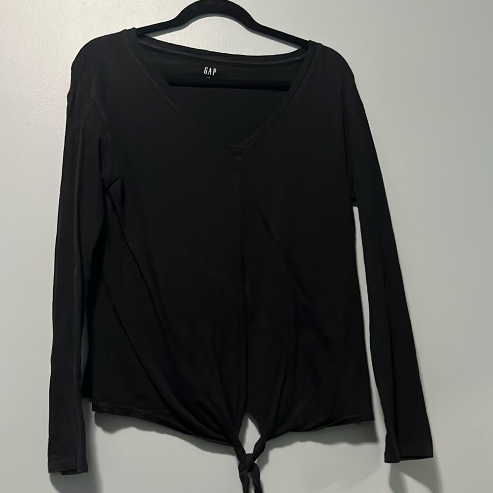 Long sleeve tie bottom top